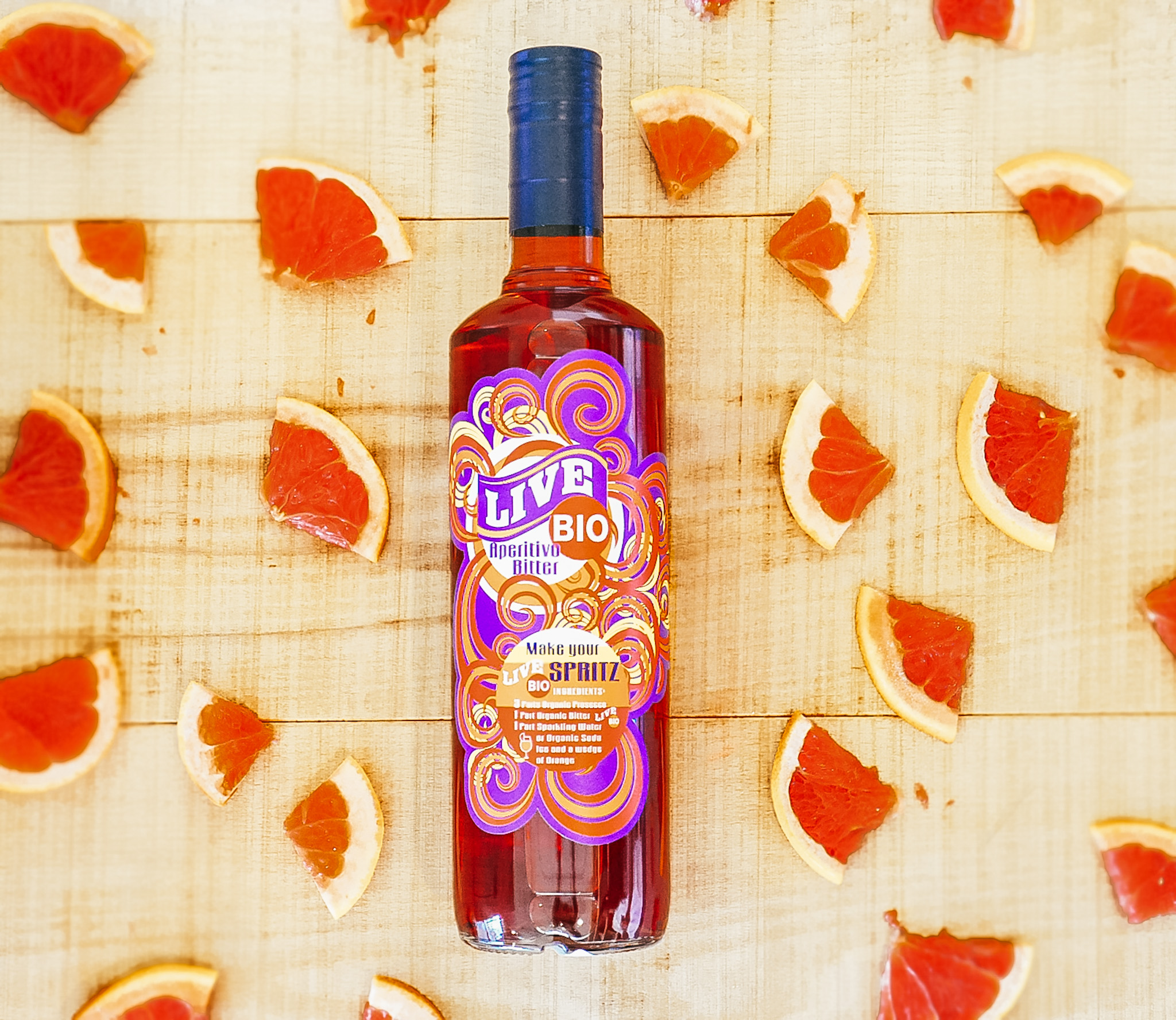 "Live Bio" Organic Italian Aperitif Bitter 13 70cl Fine Brands